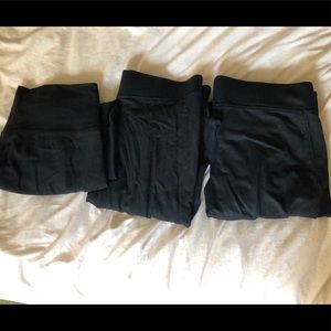 3 pairs of leggings